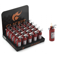 Clickit Fire Extinguisher Flame Lighter 25CT GH-6337